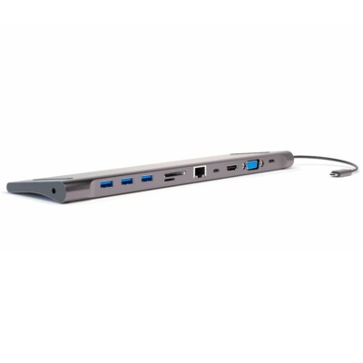 4SMARTS 11IN1 HUB UNIVERSAL TABLET AND LAPTOP STAND PLUS DEXMODUS GREY