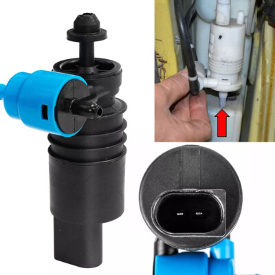 WASCHWASSERPUMPE SCHEIBENWASCHPUMPE für Audi A3 A4 VW Golf 4 Passat Polo 6N~