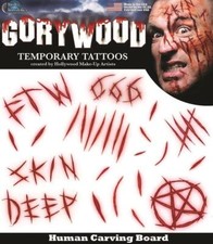 Tinsley Transfers Temporary Tattoo, Carving Board Cutter Temp Tattoos