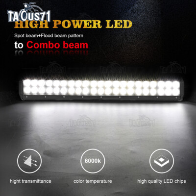 For Chevy Sierra Tahoe GMC Yukon 20 LED Light Bar USA Size License Plate Mount - Foto 10