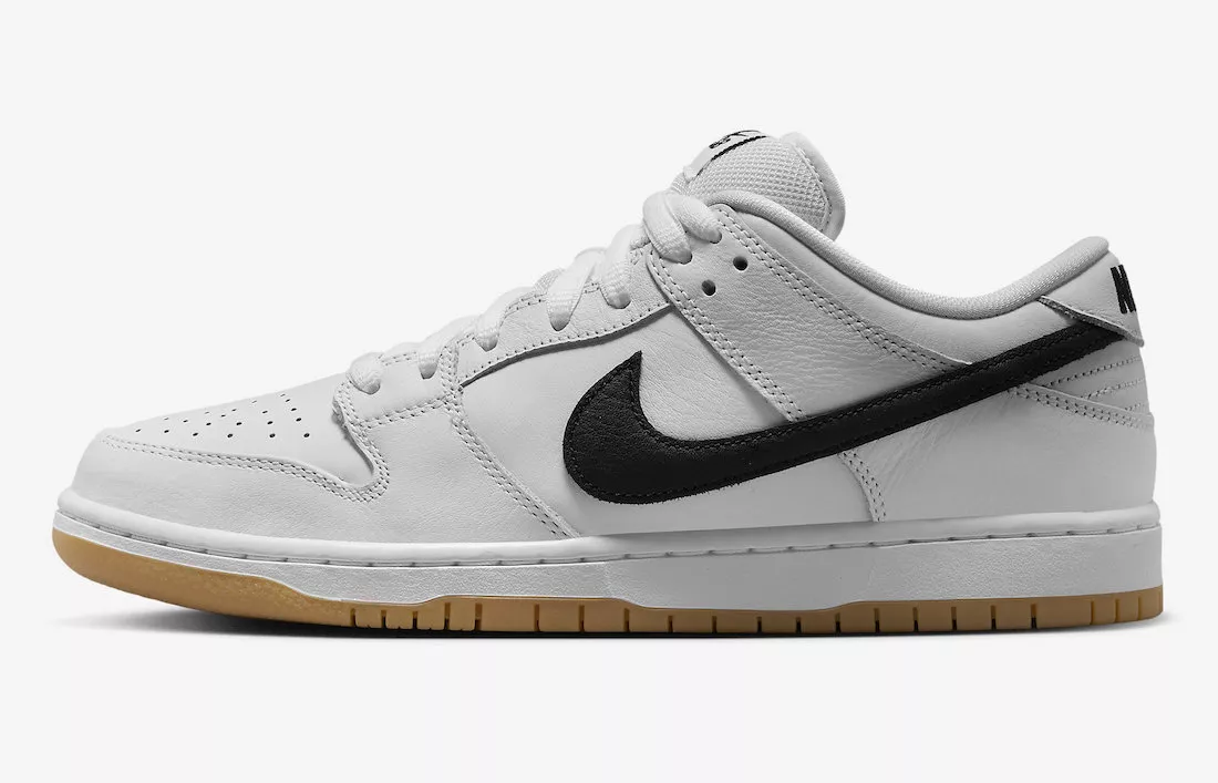 Nike SB Dunk Low Pro White Gum Light Brown Sizes 8-13 Mens CD2563