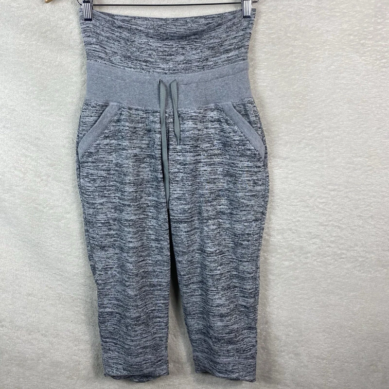 athleta chillax fold over heathered pockets relaxed sweatpants