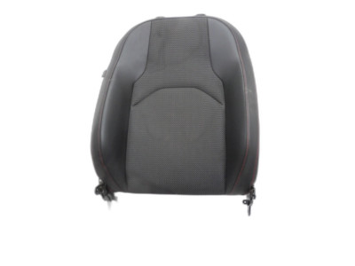 Sitzbezug Rückenpolster re vo für Beifahrer Sitz schwarz/flashrot Seat Leon 5F