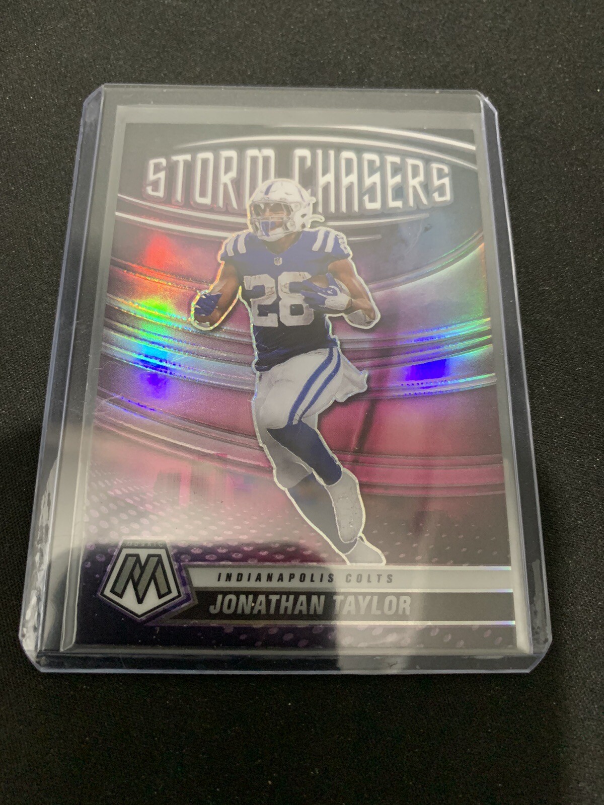 2022 Panini Mosaic Jonathan Taylor Colts Storm Chasers Prizm Ssp Case Hit Clean