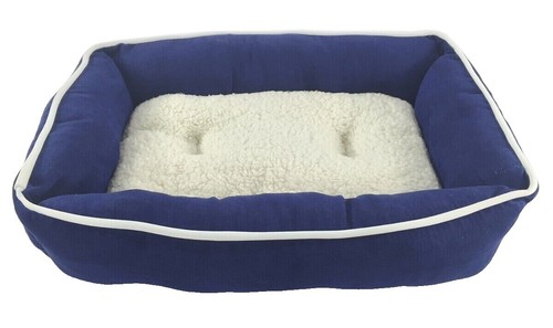 HuggleHounds Plush Extra Thick Sherpa Durable 2' Hugglebone, Natura