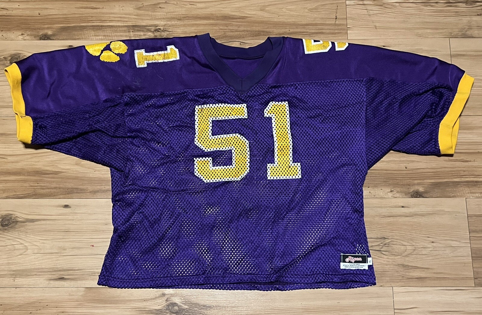 Vintage 90s LSU Tigers Mesh Practice Crop Top Football Jersey Mens XL