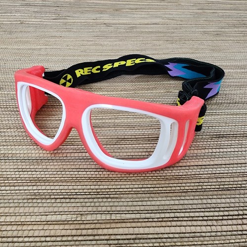 Rec Specs Men Sport Protective Eyewear Goggles FRAME ONLY Adjustable Strap