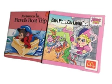 McDonald’s Baby Piggy The Living Doll and an American Tail  Fievels Boat Trip