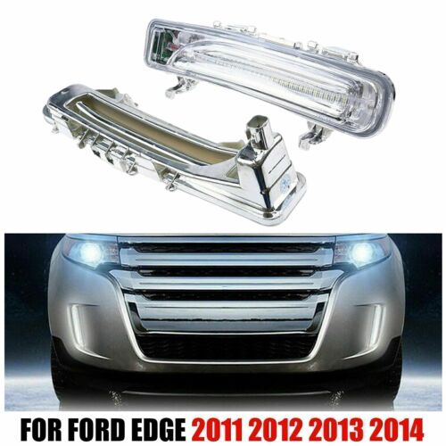 2PCS For 2011-2014 Ford Edge Front LED Fog Light DRL Daytime Running Lamp Lights - Bild 10 von 10