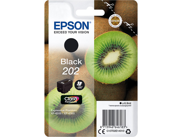 Cartouche Epson Kiwi 202 noire T02E1 consommable jet d encre pour imprimante