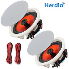 2 Pack 6.5" Bluetooth Flush Mount Ceiling Speakers 2-Way Home Theater System