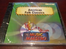MUSIC MAESTRO KARAOKE 6328 AMERICAN FOLK CLASSICS CD G OOP SEALED low stock 