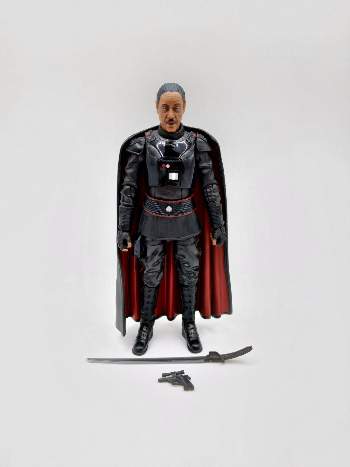 Hasbro Star Wars Black Series Mandalorian Moff Gideon 6" Figure Loose Complete
