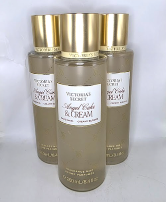 VICTORIA'S SECRET ANGEL CAKE & CREAM BODY MIST 8.4 FL OZ (3 PIECES