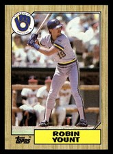 1987 Topps #773 Robin Yount Card Milwaukee Brewers