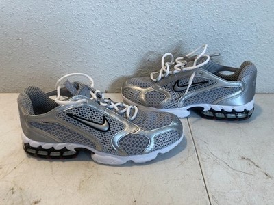 Nike Air Zoom Spiridon Cage 2 Light Sandstone Silver CJ1288-001 Men's 10.5