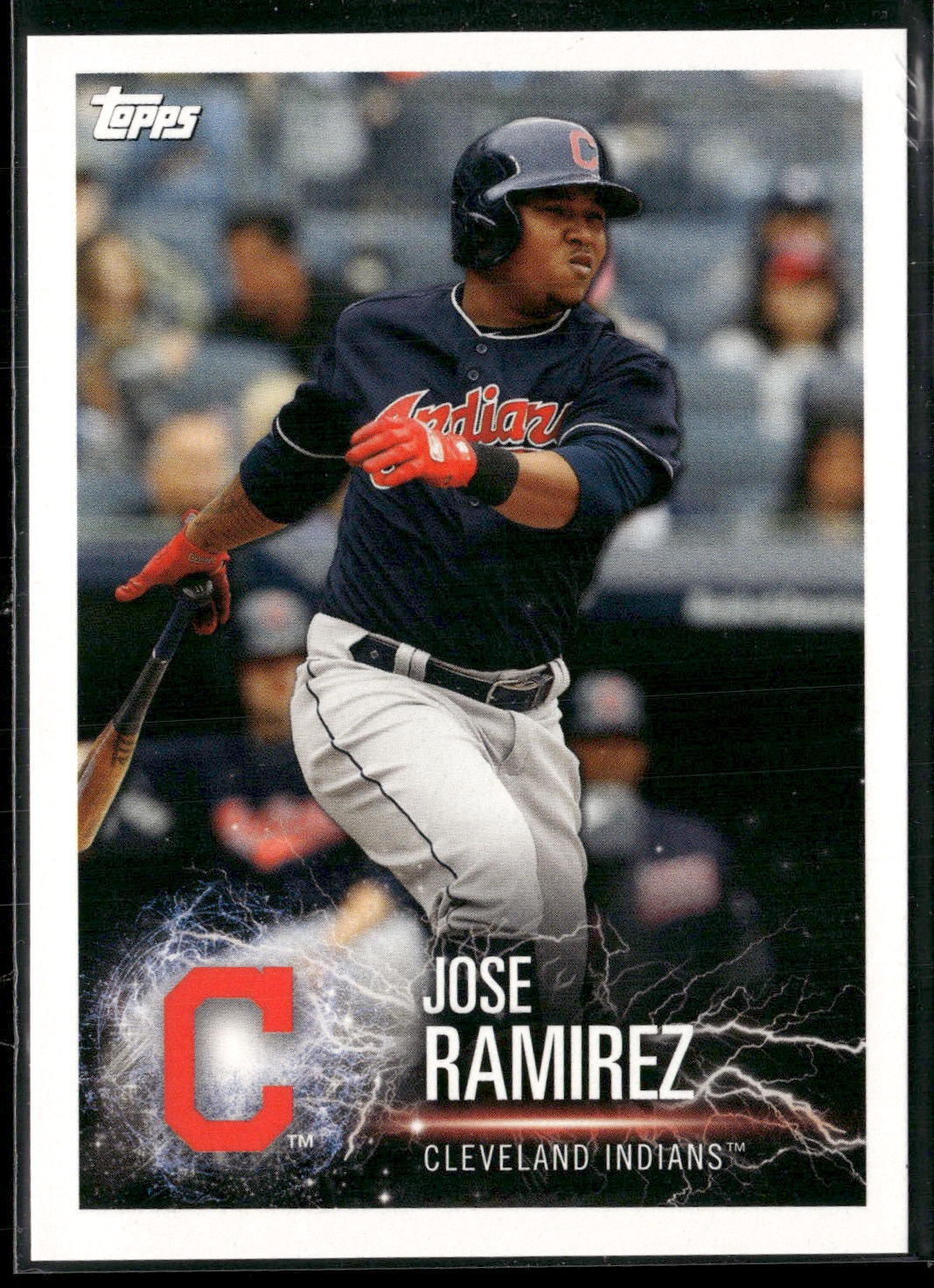 2019 Topps Stickers Jose Ramirez #32 Cleveland Indians