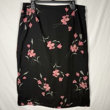 Black Flowy XL Skirt Midi Vintage Dark Romantic Fairy Goth Flowy Y2K Boho