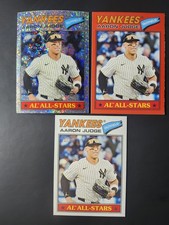 2026 Topps Heritage Aaron Judge #10 Lot (3) | Red Border, Silver Sparkle, Base