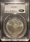 1886 Morgan Silver Dollar MS 61 -- CAC