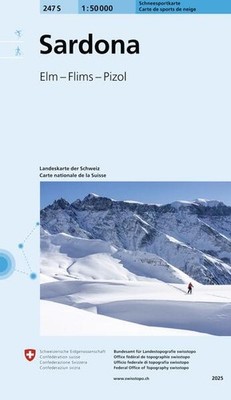 247S Sardona Schneesportkarte | deutsch
