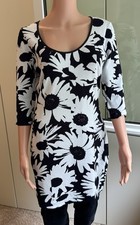 Marc Cain Kleid Strick Schwarz/ Weiß Gr. 38 ...