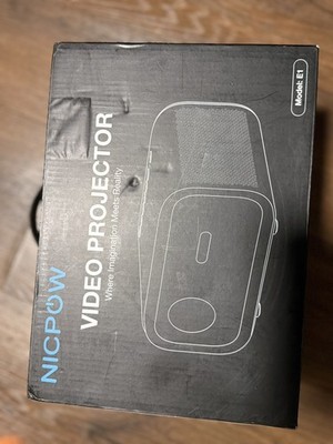 Nicpow VIDEO PROJECTOR WITH WI-FI AND AUTO FOCUS KEYSTONE BLUETOOTH 1080P
