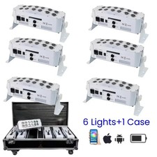 LED uplights 12x18W RGBWA UV Wireless Battery Wash Uplights WIFI IR Par Light