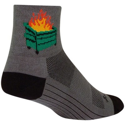 SockGuy 2020 Classic Socks - 3 inch, Gray/Black, Large/X-Large 2020 L