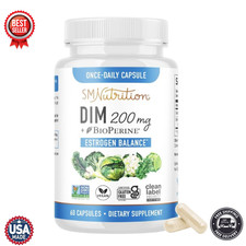 DIM Supplement, Hormone Balance for Women  Men, Acne  Estrogen Support, 60 Ct