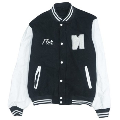 Unisex Erwachsene UK Größe XL The First Real Brand bunte College-Jacke