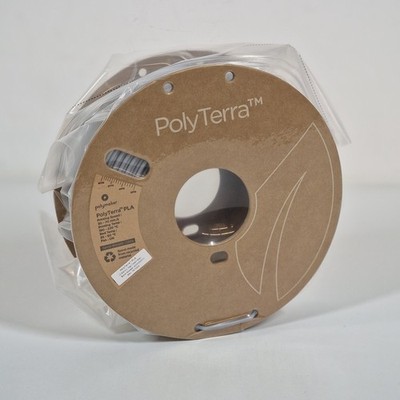 Polymaker PolyTerra PLA Filament 2.85mm 1KG Fossil Grey 3D Drucker Zubehör 70825