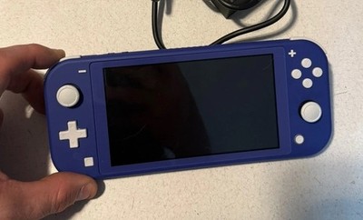 Nintendo Switch Lite HDH-001 Handheld Console - 32GB - Blue With Charger - Works