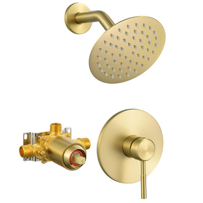 Wintap Rainfall Shower Head Shower Faucet Set Pressure Balance Valve Sus304