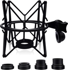 Microphone Shock Mount Mic Holder - anti Vibration Spider Shockmount Compatible