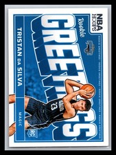 Tristan da Silva Orlando Magic 2024-25 Hoops #18 Rookie Greetings