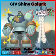 ✨ Shiny Golurk 6IV ✨ Mega Dimension Pokemon Legends ZA Ready 🚀 Fast 🚀