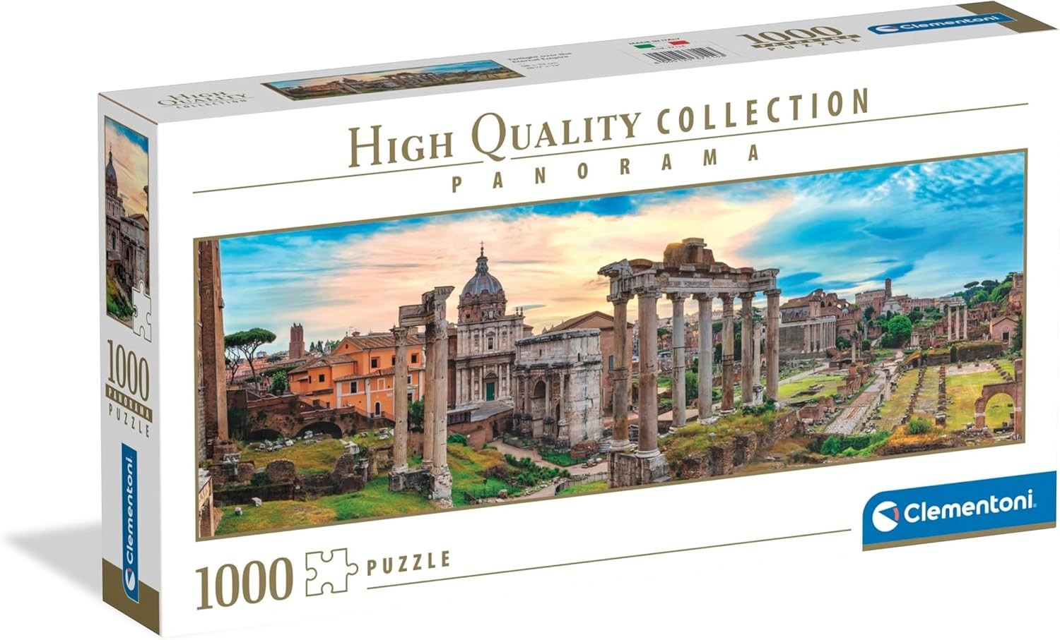 Clementoni - Puzzle 1000 Pezzi Roma Panorama Il crepuscolo sull'Impero Eterno
