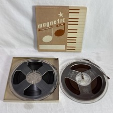 Vintage Magnetic Recording Tape Lot Of Two Rolls Untested Audio Recording VTG