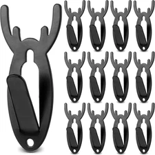 2 Pieces European Mount Skull Hanger Deer Hooks Antler Style Black