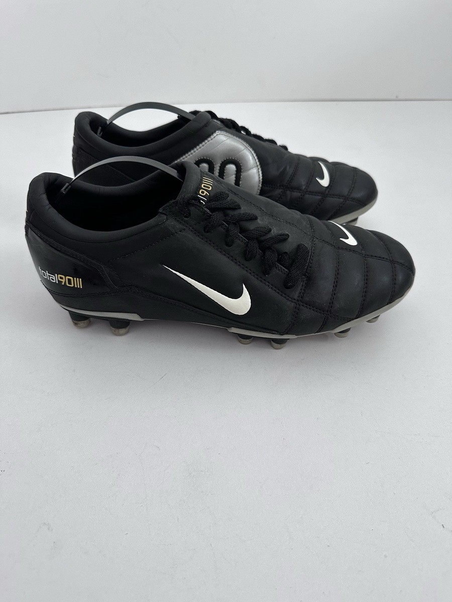 Nike Total 90 FG Black Football Boots Soccer Cleats US9 UK8 EUR42