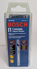 BOSCH T101B100 4 In 100 Ct T-SHANK JIG SAW BLADES 10 TPI CLEAN WOOD CUTTING