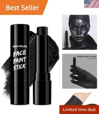 Black Cream-Blendable Face Body Paint Stick for Adults Children Eye Black Sof...
