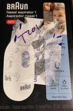 Braun Electric Nasal Aspirator for Blocked Noses Newborns Babies  Toddlers