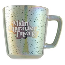 Stoneware Coffee Mug with Saying Main Character Energy 20 oz