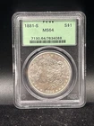 1881-S Morgan Silver Dollar PCGS MS64 90% UNC US Coin F79