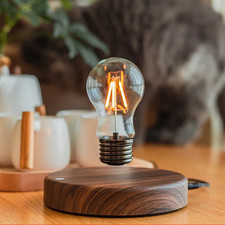 Magnetic Levitation LED Lamp   Floating Glass Bulb Desk Light Home  Office