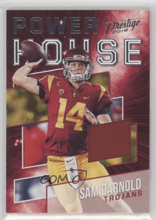 2018 Panini Prestige Powerhouse Jerseys Sam Darnold #PH-SD Rookie RC 3g6