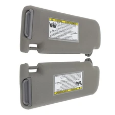 Driver + Passenger Sun Visor for Toyota Camry 12-17 74310-06590-B1 Gray