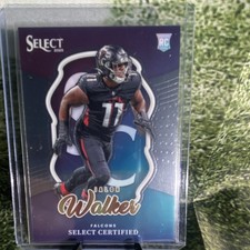 Panini 2025 Select Certified Rookies Jalon Walker #9 Falcons Rookie Football